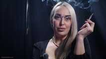 Seductive smoking with a mature lady