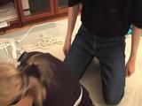 Gina tied up with tape