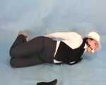 Dressed up Rozanka in a fantastic bondage session (video)