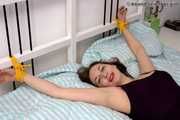 Leonie - Tied up in bed