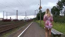 080006 Nikki Makes A Desperate Dash To The Station And Pees On The Platform