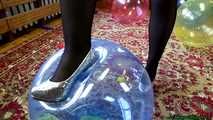 sexy highheel and feet popping thai balloons #2