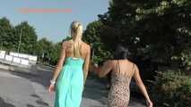 094003 Genie Takes A Long Pee Down The Sloping Pathway