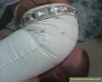 Tyra's white tight Jeans Facesitting 