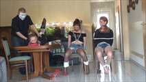 Lea, Saskia und Wendy - Die Bondageparty 2  Teil 1 von 5