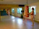 Im Fitnessstudio mit Freundin....