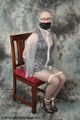 Bound gothic girl
