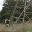 #Playpiercing #outdoor #Zierkorsett in den Rücken #getackert im #Reitoutfit