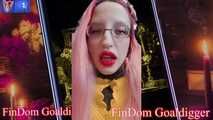 Jerking off Goof Transformation for big red lips