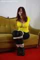 Lisa roped on couch PICS