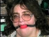 BIG 314 lb HOG-TIED, SPANKED, 5 GAGGED BARB (D16-11)