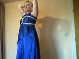 Blue dress