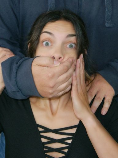 Handgagged And Taped