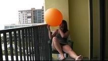 At the balcony
