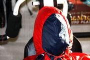 Katharina tied and gagged in shiny nylon rainwear