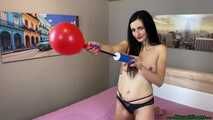 topless handpump2pop of six balloons