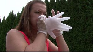 Yvette and the gloves