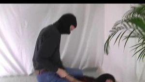 Hogtied