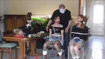 Lea, Saskia und Wendy - Die Bondageparty 2  Teil 1 von 5