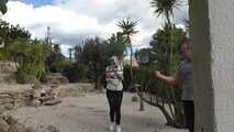 Hardest Bondage Walk Training Session ever for Rija Mae