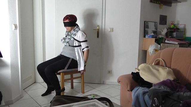 Mystique roped on chair 1/2