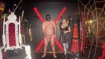 Whipping + Masturbation Instructions on the St. Andrew's Cross!