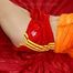 Simone tied and gagged in shiny nylon shorts