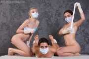 Terry&Vanessa&Penny04-2 - There's a conflict between models and they solve it by bondage