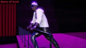 Hot slutty blonde fuck BBC in the club