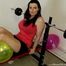 Sitpopping on the weight bench