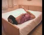Pti4ka: Self hog-cuffed on the bed (MPG)