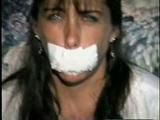 38 Yr OLD CASHIER IS F0RCED TO TIE & GAG HERSELF WITH TAPE AND HANDCUFF HER WRISTS BEHIND HER BACK (D48-7)