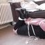 Susan hogtied on floor 2/2
