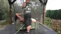 tattooeDMomo in a cruel Outdoor Predicament
