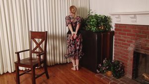 Dress Cut Open then Stuffed WrapGag for Damsel Lorelei