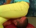 Sabrina's yellow jeans facecrush