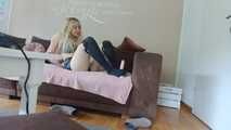 Cat tights nylon jerk off instructions!