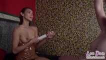 Veronica Leal keeps the tied-up Mia Evans extremely meanly on the edge of orgasm