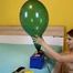 slowly pumppopping six enormously filled balloons