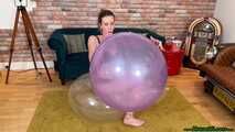 Blow2Pop huge purple Perlatex 18 and sit2pop Cattex 32