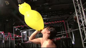 bare breasts on stage