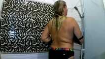 a hot shower