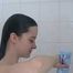 Teen Christin's private XXX tape - Showers and orgasm - English Subtitle