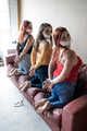 3 x Barefoot and Tied in Jeans on the Sofa Capri, Zara and Strawberry