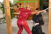 Get 277 Pictures with Michelle and Jill tied and gagged in shiny nylon rainwear from 2005-2008!
