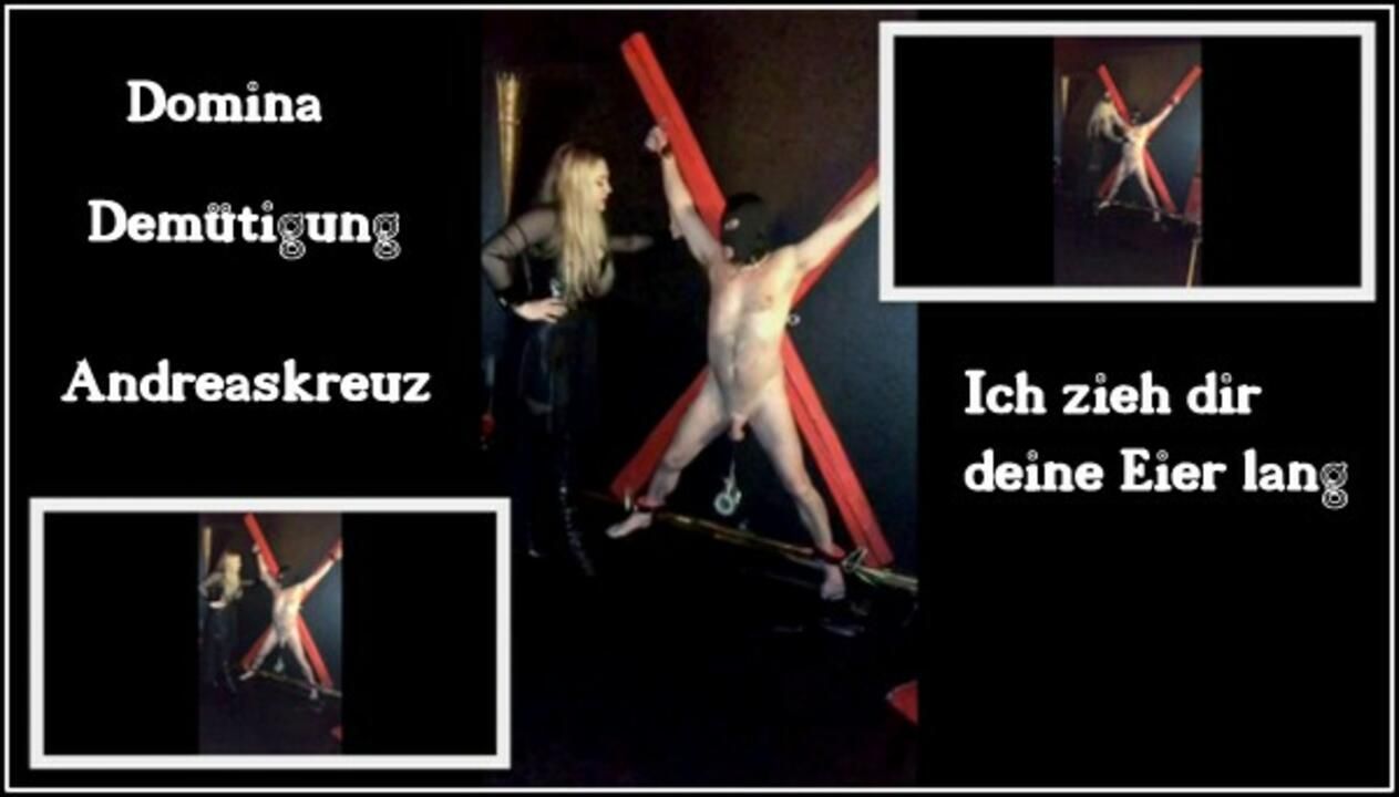 Mistress pulls out your useless balls!