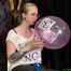Two Blow2Pops blue and pink Belbal 14" *LOVE BLNS*