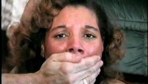 28 Yr OLD MOM IS BALL-TIED, CLEAVE GAGGED, BLINDFOLDED & TELLS TRUE BONDAGE STORY (D29-7)
