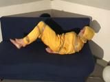 Two videos of our archive girls tied and gagged in shiny nylon rainwear