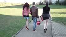 Two girls from next door...